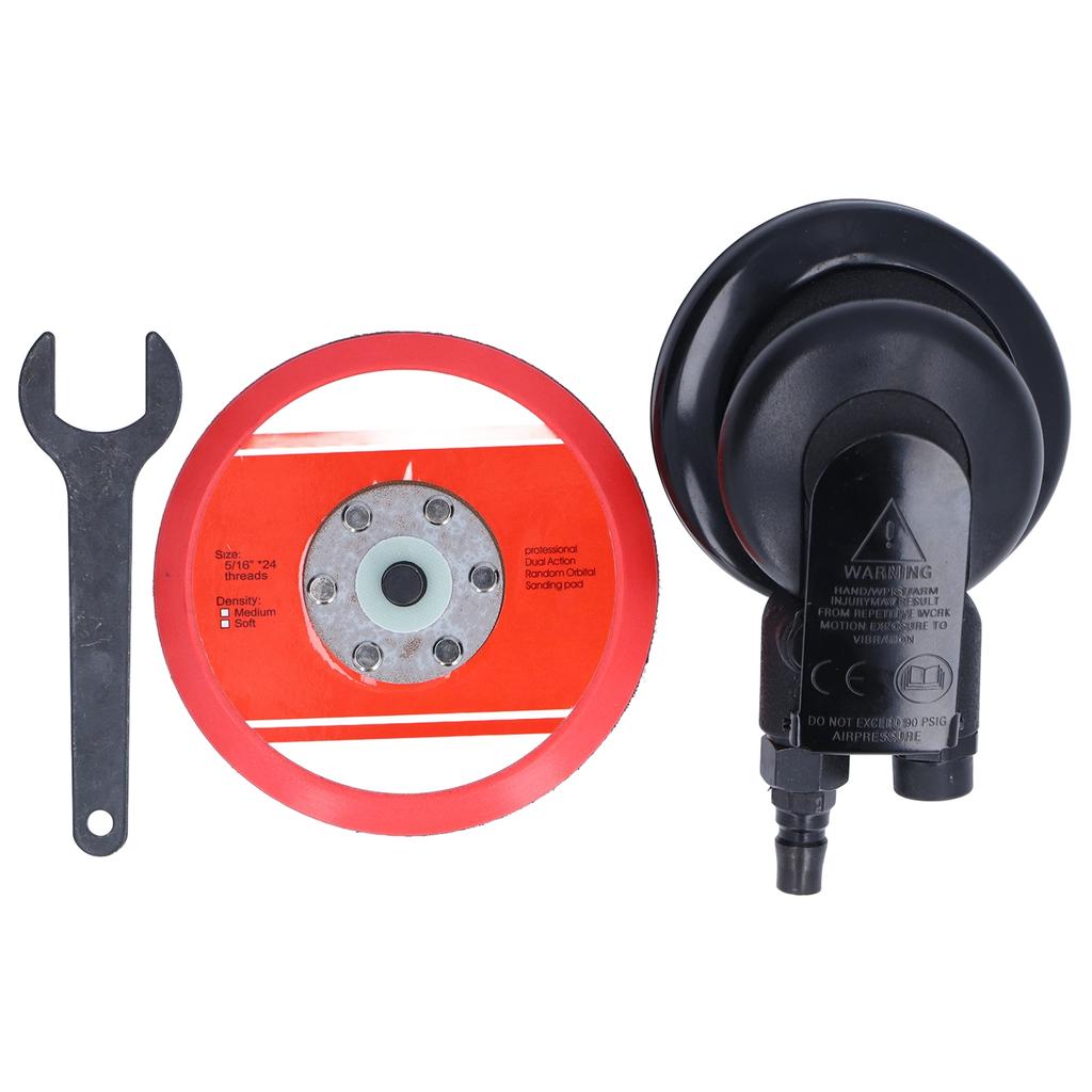 Orbital Sander Air Grinder Pneumatic Grinding Sanding Machine for Car Wood Metal