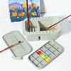 1 pc Three-in-one Multi-functional Pen Wash Case, Can be Used as a Color Palette, Paint Box, Easy to Use Art Tool Set