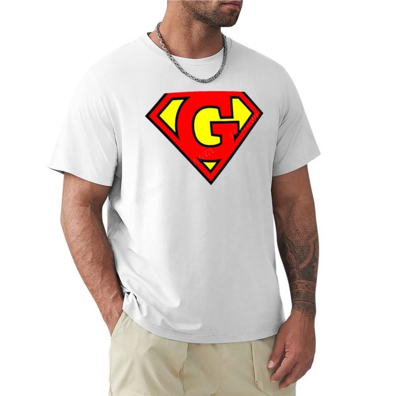 man summer for boys Letter G | Super Letter Vol.1 Short sleeve for a boy boys t shirts mens t shirts pack new men cotton tshirt
