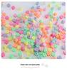 Spring Flower Buttons: Mixed Color Plastic Beads for DIY Jewelry and Clothing Accessories