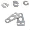 2x Camping Tent Guyline Rope Adjusters Stainless Steel Tensioners Tents Wind Buckles
