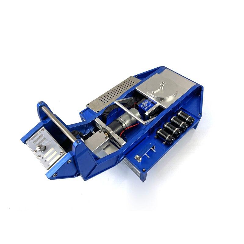 Metalowa 4-osiowa przyczepa sterowana do 1/14 TAMIYA Scania Man Actros Volvo RC Tractor