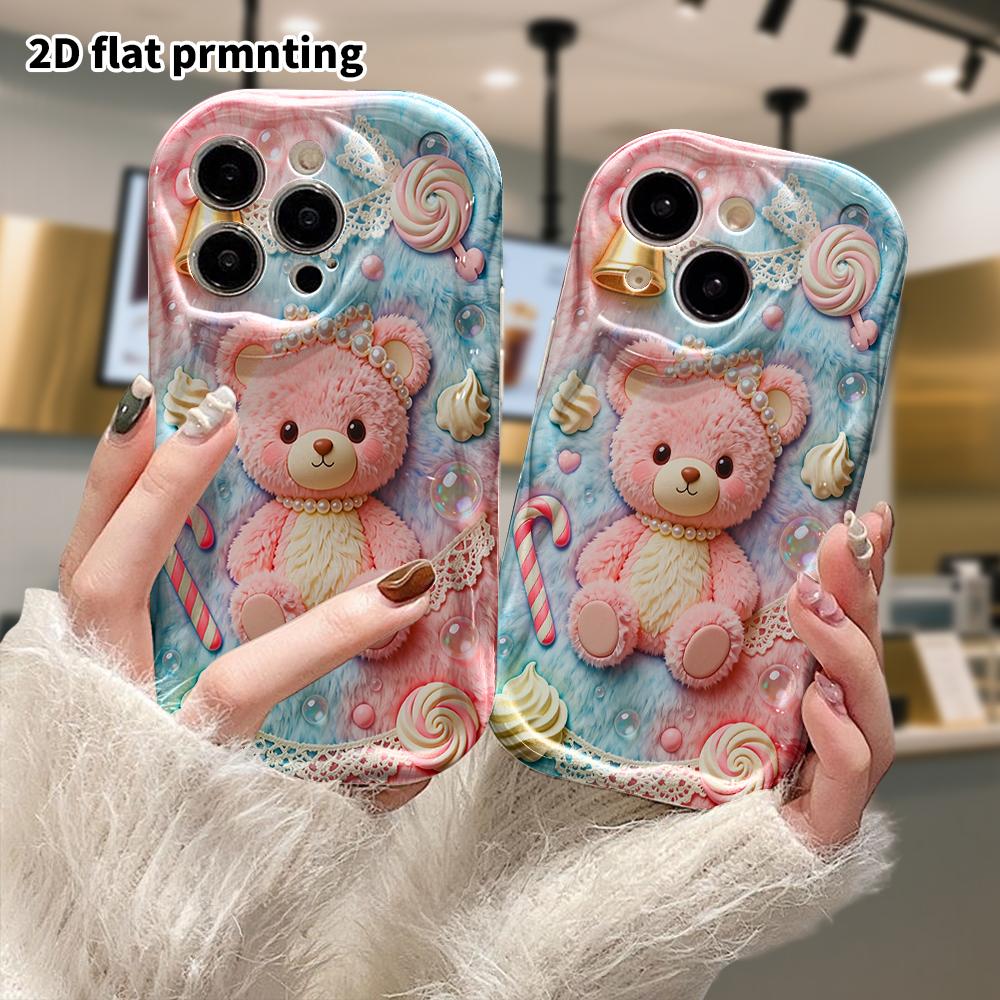 Phone Case: 2D Flat, Suitable for iPhone 18 17 16 15 14 13 12 Pro, Phone Decoration, Gummy Bears, Perfect Christmas and Halloween Festival Gift