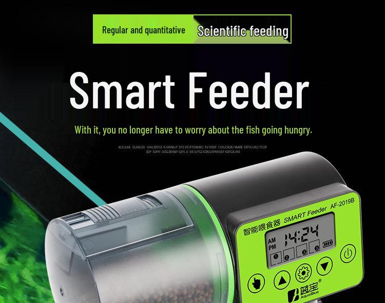LCD Display Automatic Fish Feeder for Aquariums