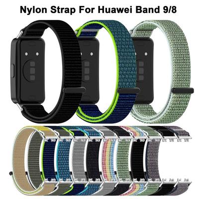 Soft Nylon Nylon Loop Strap Replacement Wristband Bracelet Accessories Adjustable Watchband for Huawei Band 9/8