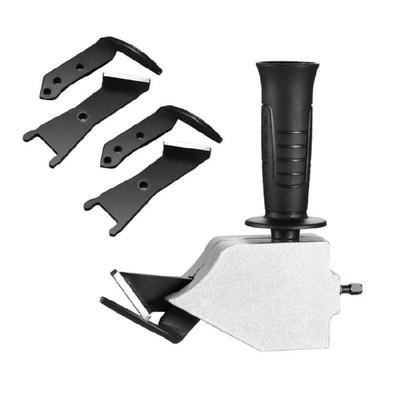 Electric Metal Cutter Drill Attachment Practical 360 Degree Pivoting Metal Shear Attachment for Efficient Sheet Cutting