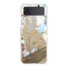 Fashion Lovely Cats Clear Phone Case For Samsung Galaxy Z Flip 3 4 5 Hard Folding Shell For Samsung Z Flip3 Transparent Cover