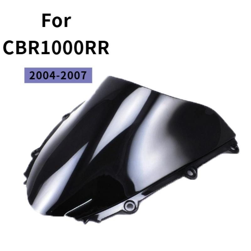 Motorcycle Windscreen For Honda CBR1000RR 2004 2005 2006 2007 Wind Deflector Double Bubble Front Windshield Screen CBR 1000RR