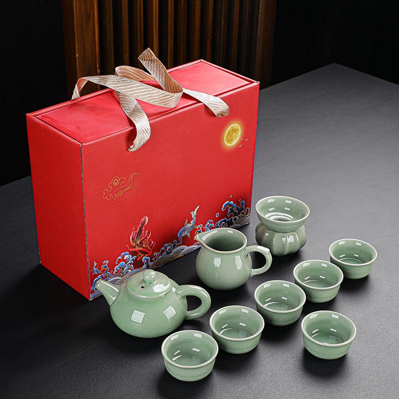 Guochao creative Geyao tea set, real estate merchandise, car companies, private companies, business activities, gifts