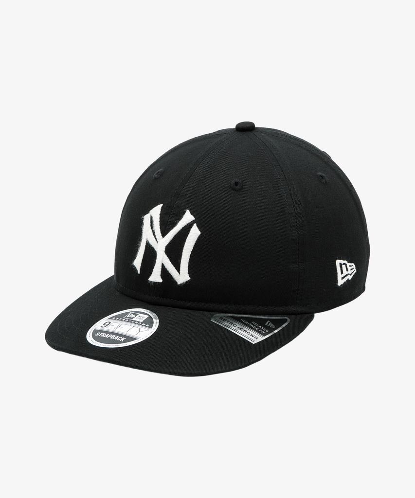 New Era Mlb Cooperstown New York Yankees Retro Crown Strapback Black