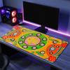 Art Vibrant Mexican Ethnic Flower S Mouse Pad Large Desk Mat Keyboard Ergonomic Office Rubber PC Nonslip Antifray Home Custom