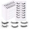 7 Pairs Of Chemical Fiber False Eyelashes Simulation Curled Thick Short Eyelashes