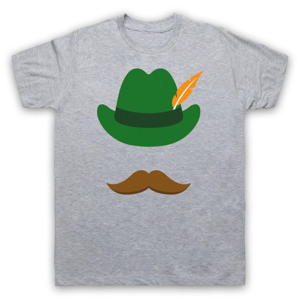 

Oktoberfest German Bavarian Tyrolean Hat Moustache Mens And Womens T-Shirt S