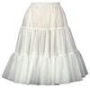 Frilled 70cm Length Pannier, (Off White)