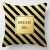 Nordic Style Modern Gold Pillowcase Home Pillow Light Luxury Sofa Pillow Cushion Cover