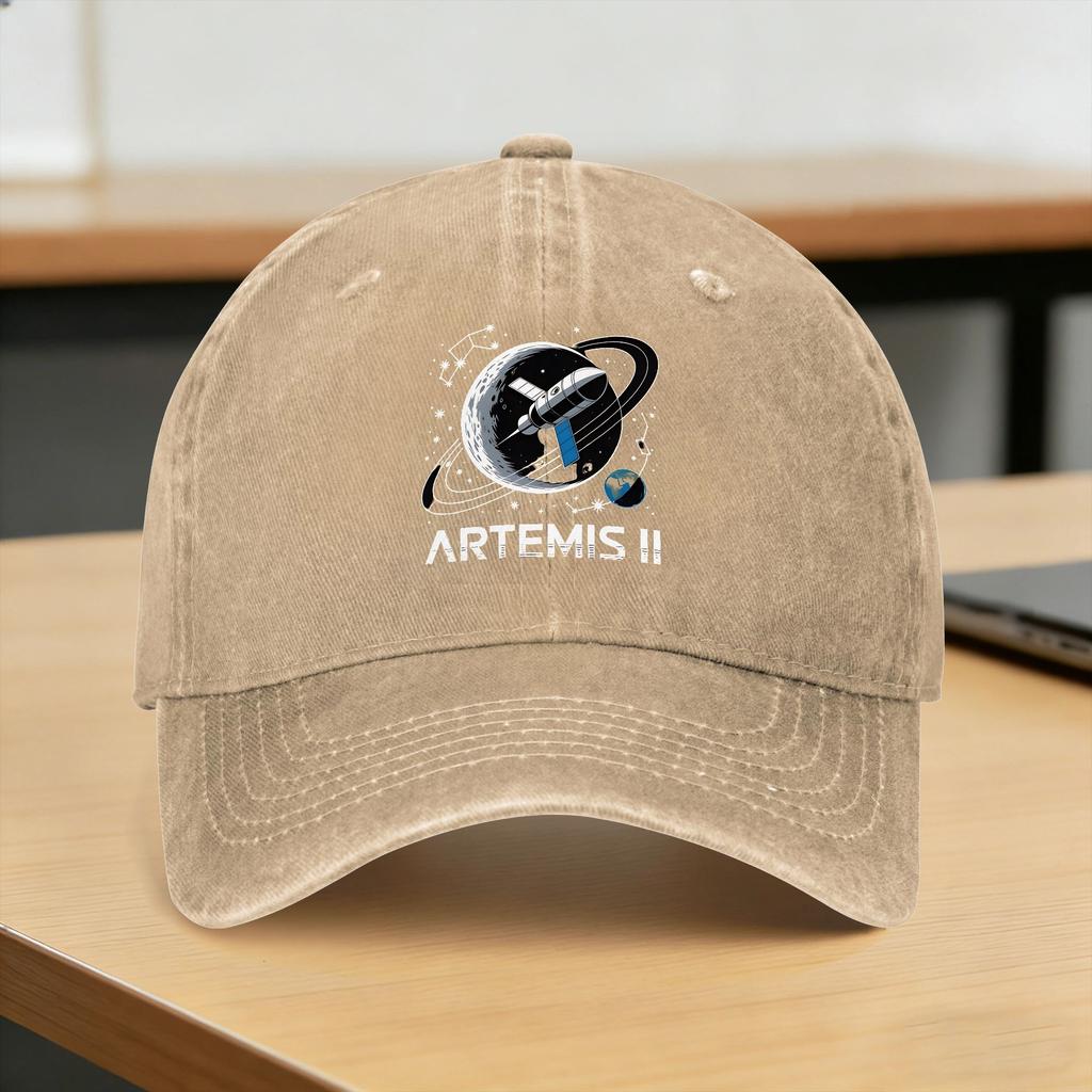Artemis II Back to the Moon 2026 Sun Baseball Cap Unisex-Teens Design Trucker Hat Spring Classic Sports Wholesale Baseball Caps
