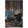 ShineTrip Neuer Outdoor Camping Feuerhaken Verdickter Anti-Verbrühungs-Kohlenstoffstahl Feuerhaken Picknick BBQ leicht tragbar