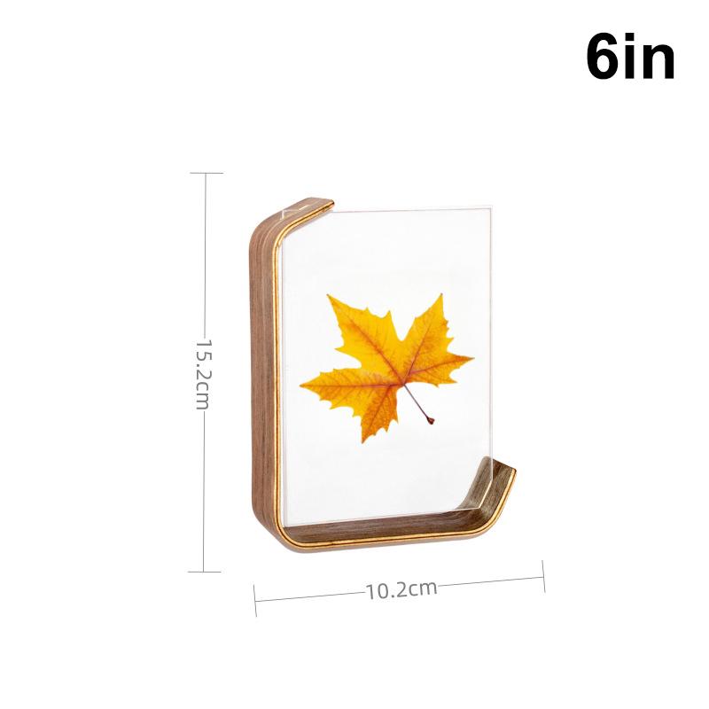 

Diy Picture Frame Creative Acrylic Po Frame Modern Luxury Wedding Graduation Picture Display Desk Decor Marco De Fotos 15CM коричневый