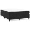 Cadre de lit avec matelas - Maison Exclusive - Noir - 140x200 cm - Velours doux