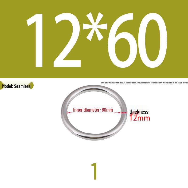 304 Stainless Steel Seamless O-Ring for Lifting and Hammock Yoga Connection