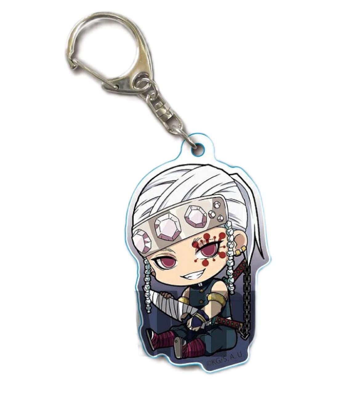 Demon Kimetsu no Yaiba Uzui Tengen Gyugyutto Acrylic Keychain 2nd Edition Slayer