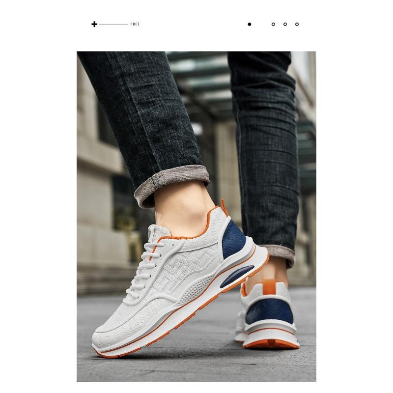 Men S Summer Breathable Mesh Athletic Dad Shoes Thick Sole Casual Sneakers