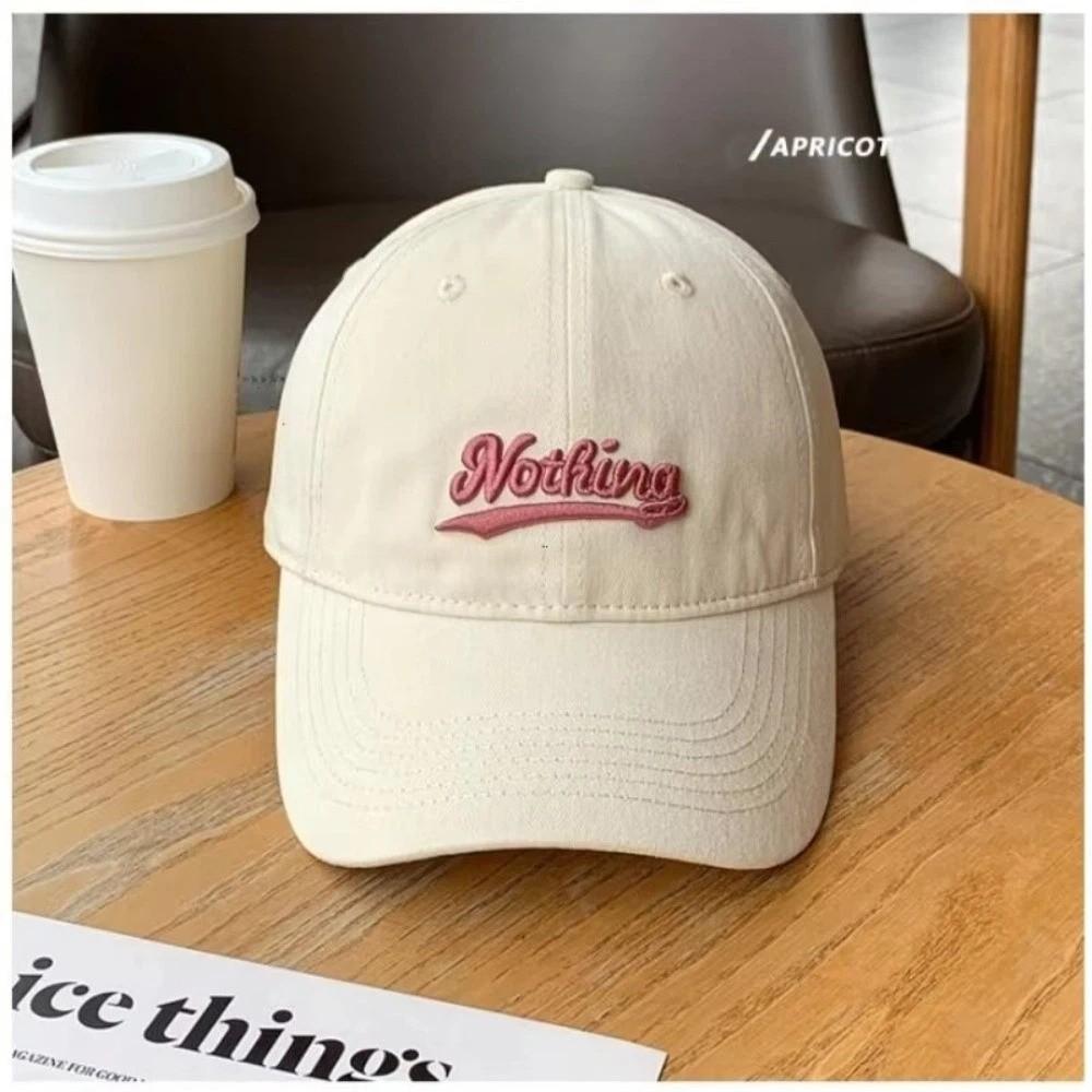 Breathable Baseball Hat Letter Embroidery Duck Tongue Cap Fashion Duckbill Cap Women Men