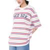 MLB Boston Red Sox SS25 T Shirt Unisex Ivory 3ATSV0353-43IVS