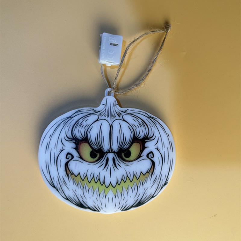 Pumpkin Light Pendant Halloween Decoration Hanging Light String Demon Headlight Indoor Outdoor Family Gathering Party Props