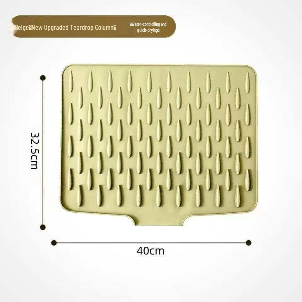 Tapete Drenante e Resistente ao Calor de Silicone para Bancada: Anti-Escaldante, Espessado, Antiderrapante, Multiuso para Cozinha.