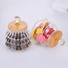 Striped Pattern Tea Sealed Jar Transparent Grains Jar Simple Kitchen Storage Bottle  Candy