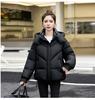 Nuovo colore a quadri abbinato cotone invernale abbigliamento donna stile college largo con cappuccio caldo ispessito cappotto alla moda