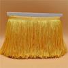 10 Metri Pizzo Lusso Colore Oro Frangia con Nappa 15CM Larghezza Galon Frange Abito Latino Abbigliamento da Palco Accessori Nastro