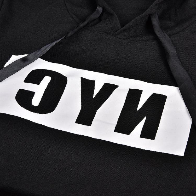 Women Fashion Bodycon Short Dress Casual Short Sleeve Hoodie with Letter Pattern Drawstring Zipper Hoody