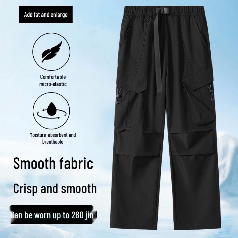 Men s Plus Size Multi-Pocket Cargo Pants XL