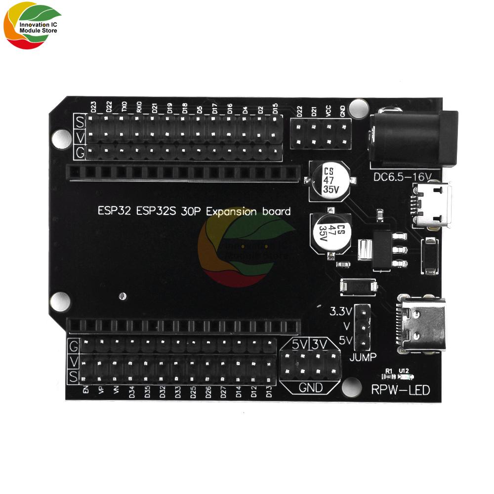 ESP32 Development Board CH340C WiFi+Bluetooth Ultra-Low Power Dual Core ESP32-DevKitC-32 ESP-32 Expansion Board