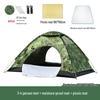 OEING 3-4 Person Ultralight Rainproof Camouflage Camping Tent Set