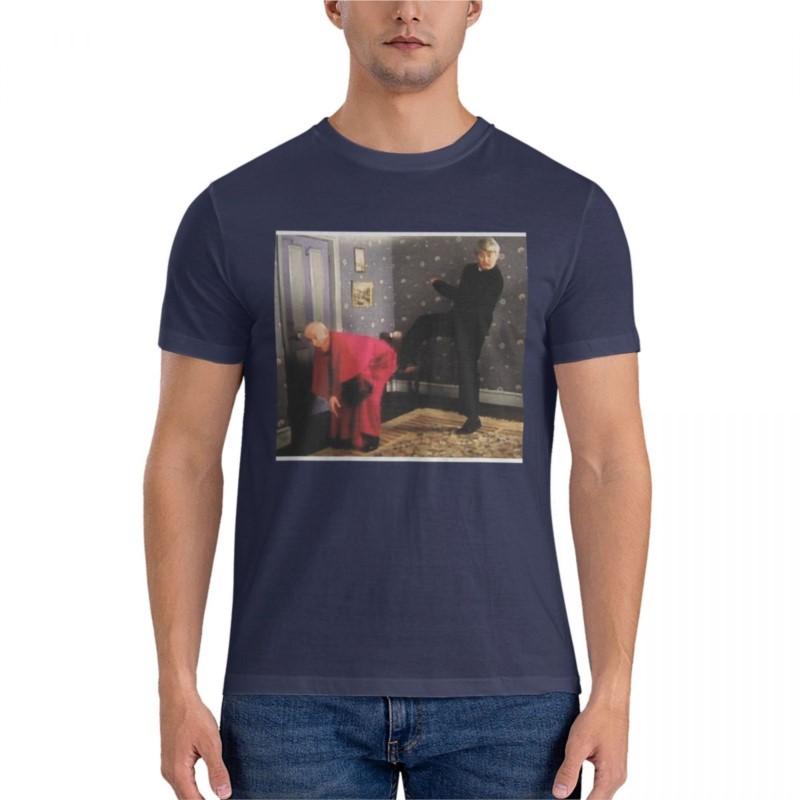 Father Ted Framed Picture of Bishop Brennan Being Kicked up the Arse Classic TShirtpng Essential TShirt Tshirt short