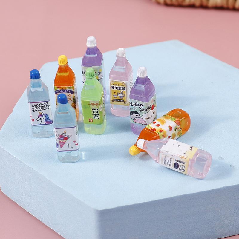 5Pcs Dollhouse Miniature Food Play Japanese Juice Tea Drink Model Props Life Set