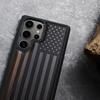 Carveit Wood Case for Galaxy S25 Ultra Case 2025 [Natural Wood & Black Soft TPU] Shockproof Protective Cover Unique Wooden Design Compatible with