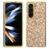 For Samsung Galaxy Z Fold5 5G Glitter Sequins Phone Case Electroplating TPU Frame Hard PC Back Cover