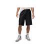 Jordan Logo Elastic Waist Loose Fit Five-Point Casual Shorts Men shorts Black HV0560-013