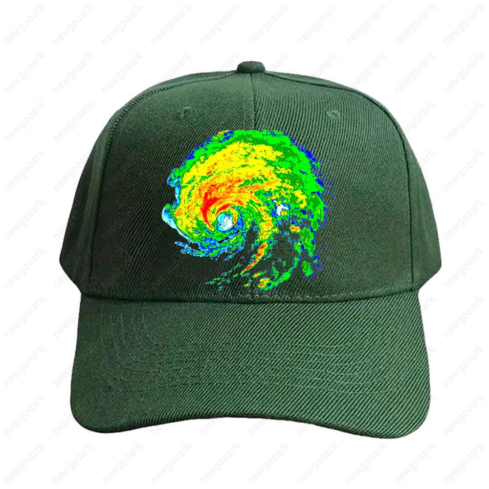 Meteorologist Storm Hunter Meteorology Student Weather Radar Image Cap Summer Women Unisex Adult Peaked Hat