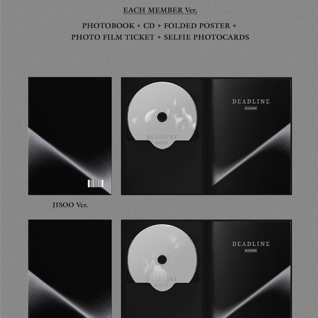 (PRE-ORDER BENEFIT)  BLACKPINK 3rd MINI ALBUM [DEADLINE] SILVER Ver