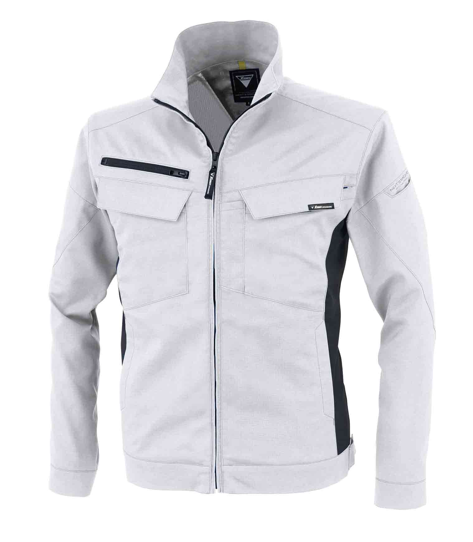 

Xebec Work Silver Size M Clothes, Gray,