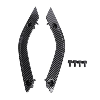 2pcs Interior Door Grab Handle Insert Cover Trim Carbon Fiber Look Replacement for Jeep Wrangler JK 2011 2018