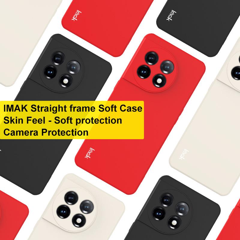 IMAK UC-4 Series Anti-Drop Slim Case for OnePlus 11 5G TPU Case Straight Edge Cell Phone Cover