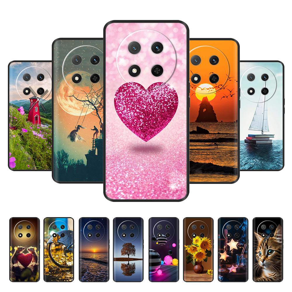 Für Honor Magic7 Lite 5G Hülle Blume Weiche Silikonhülle Für Coque Honor Magic7 Lite Hülle Magic 7 Handyhülle Magic7 Pro Schalen