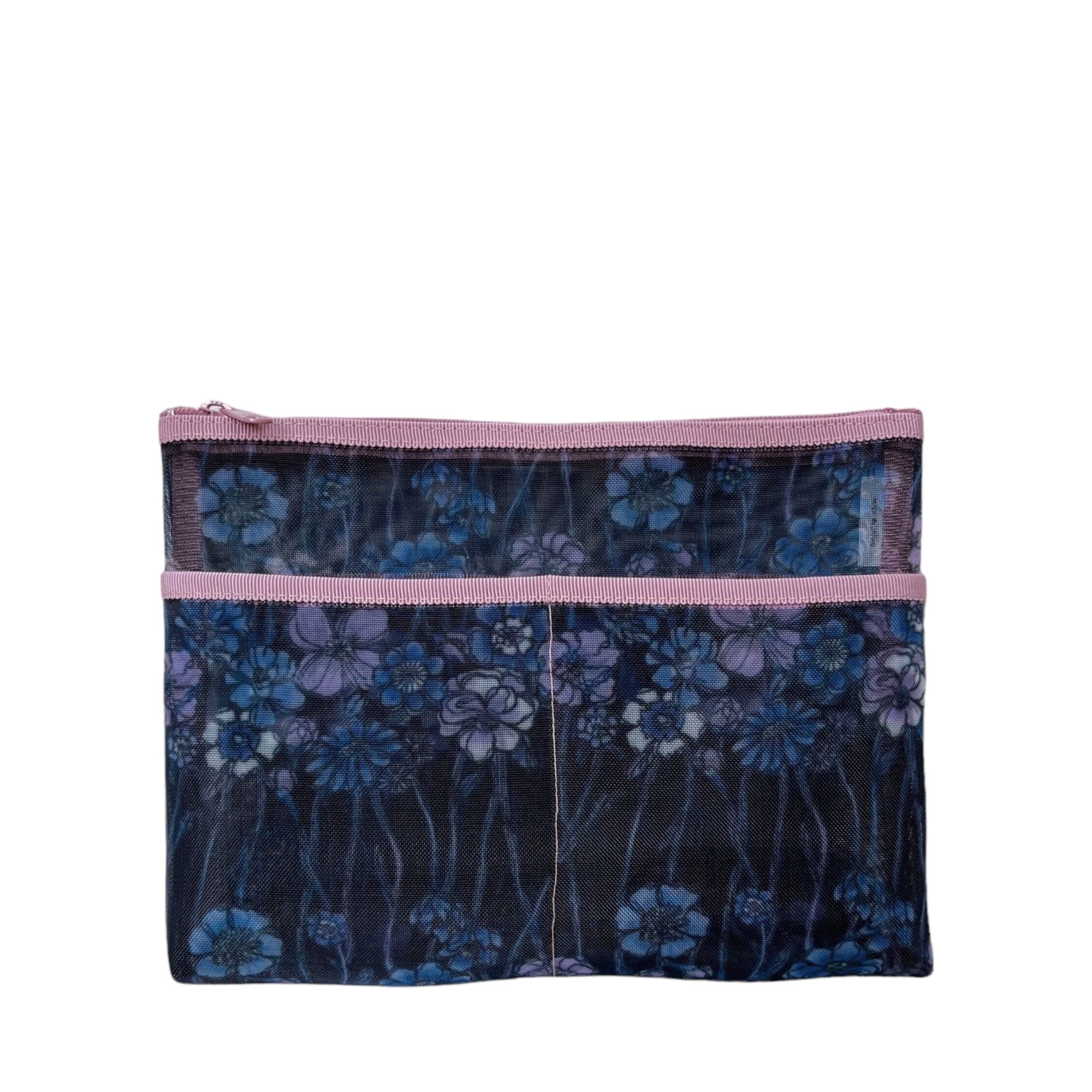 

Inner bag small net made in Japan rail (aqua navy)