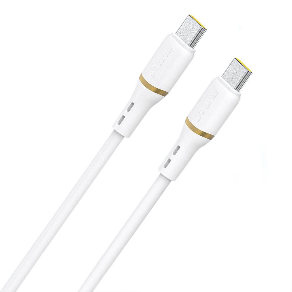 USB-C 60W Silicone Cable 1m - White